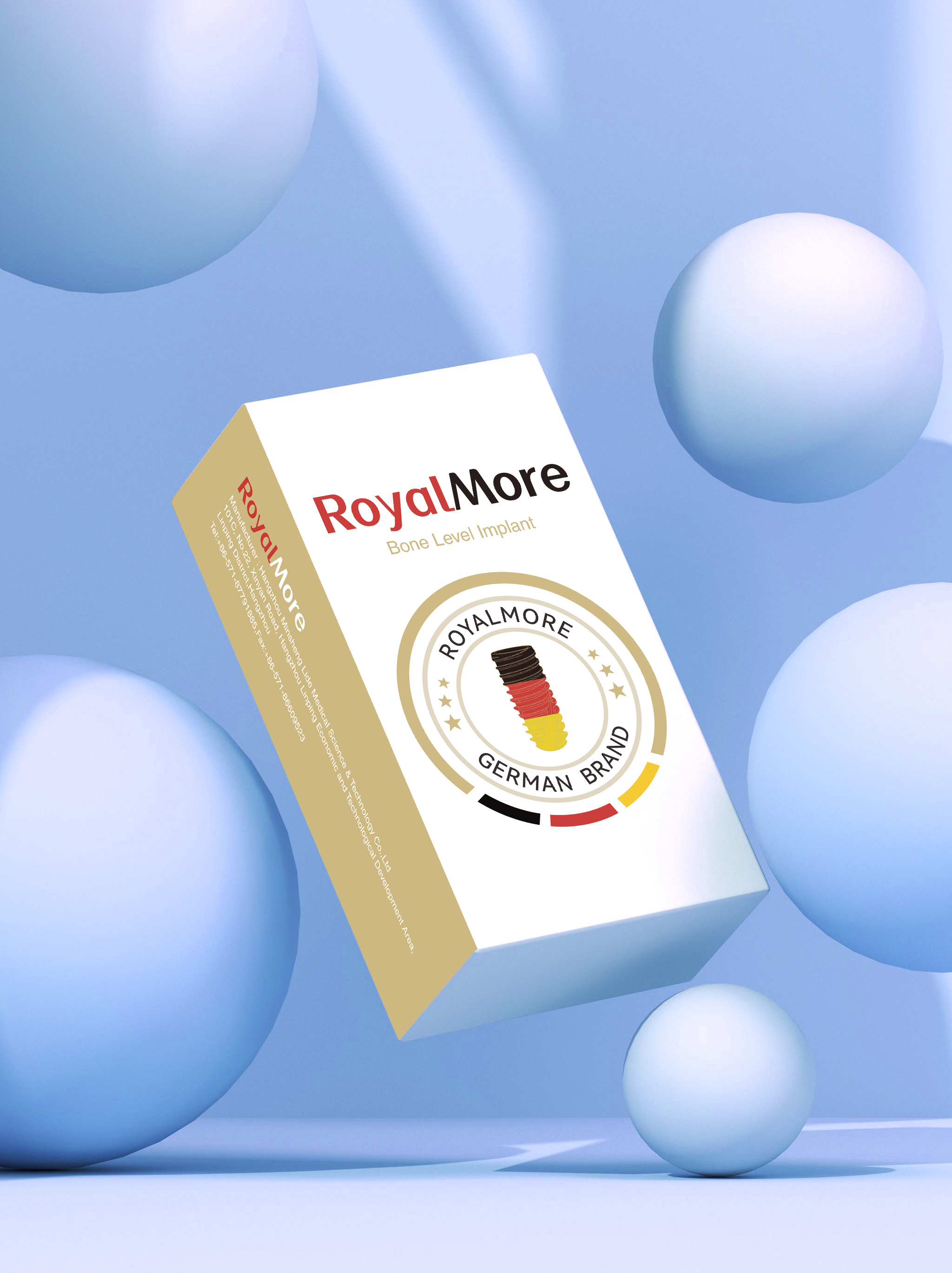 RoyalMore 洛德曼种植体外包装侧面
